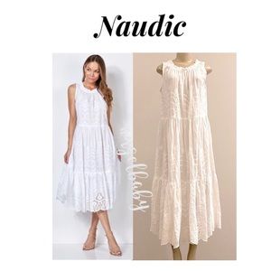 Naudic Mabel Dress in White!